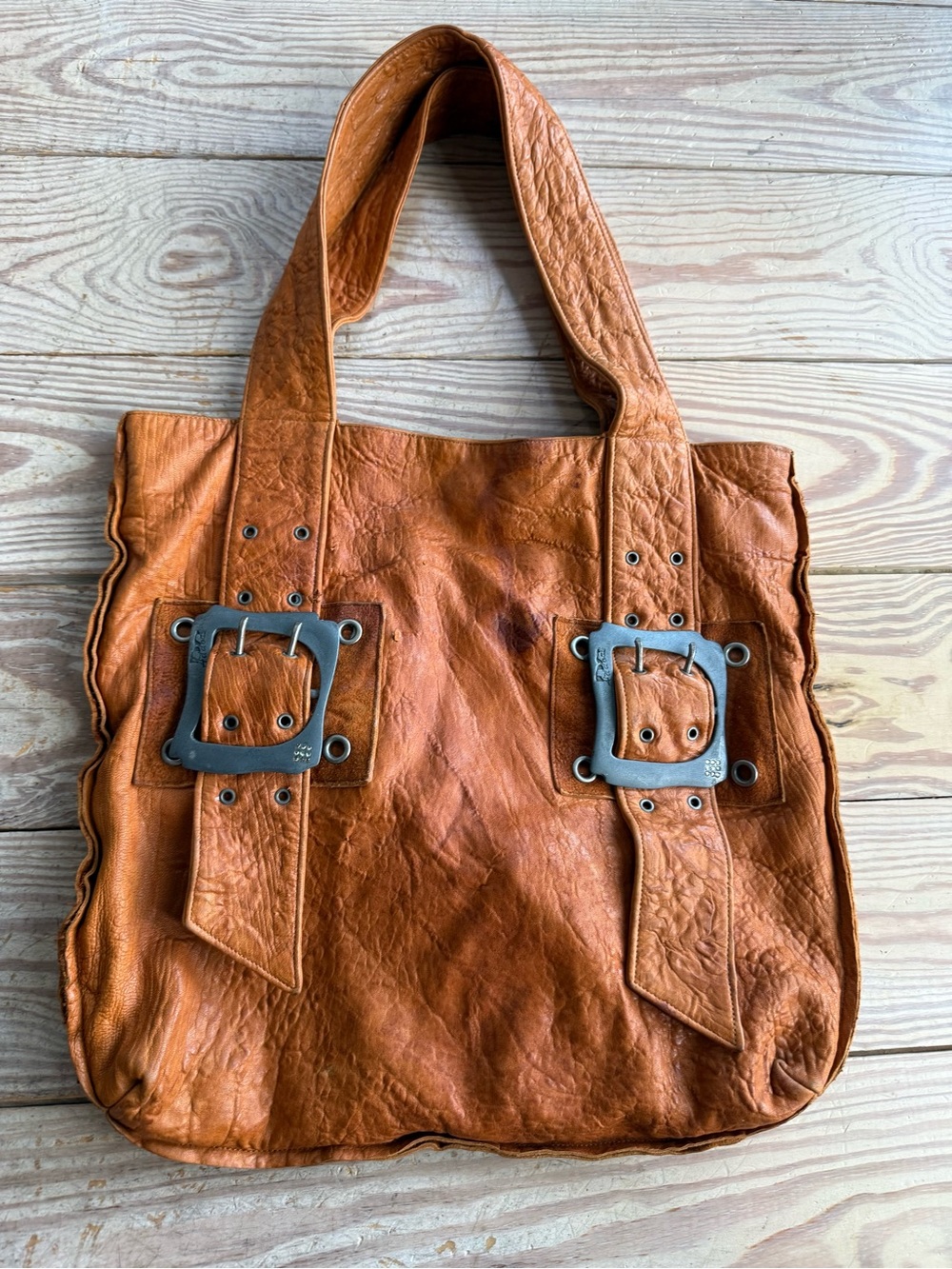 Addore by Anat USA Leather Tote Bag imperfections in pics